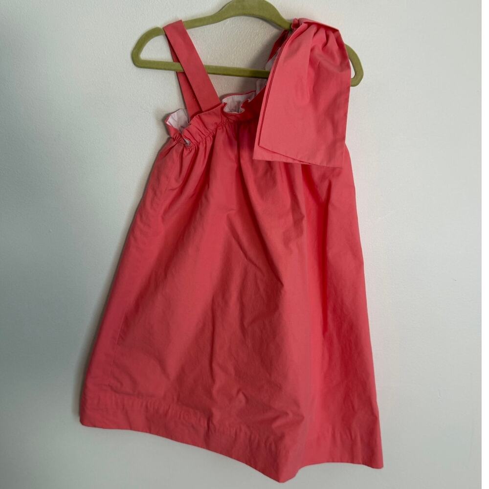 The Beaufort Bonnet One shoulder Coral Bow Dress size 6